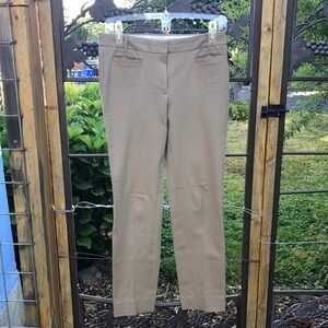 J. Crew stretch tan work pants size 2S